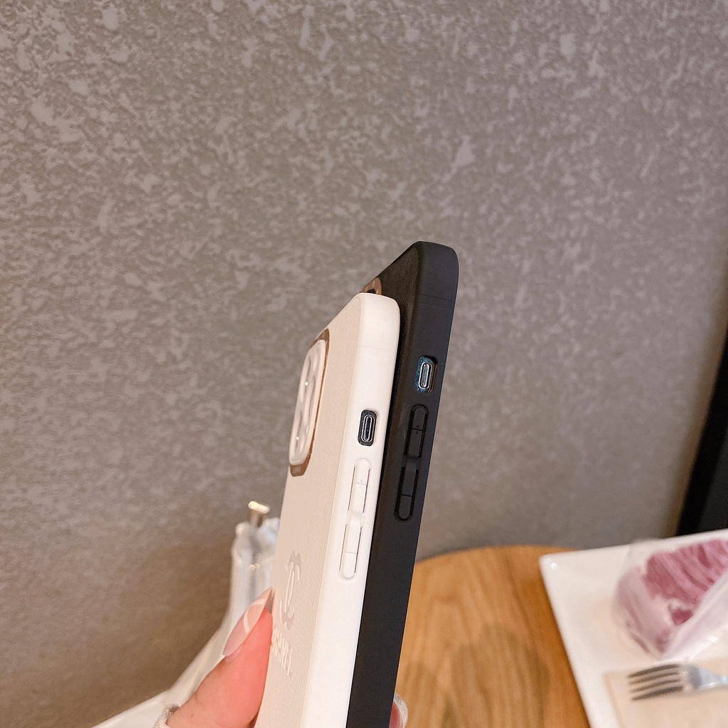 Ốp điện thoại in logo cá tính bảo vệ camera cho iPhone 12 11 pro max xs max xr x 8 7 plus