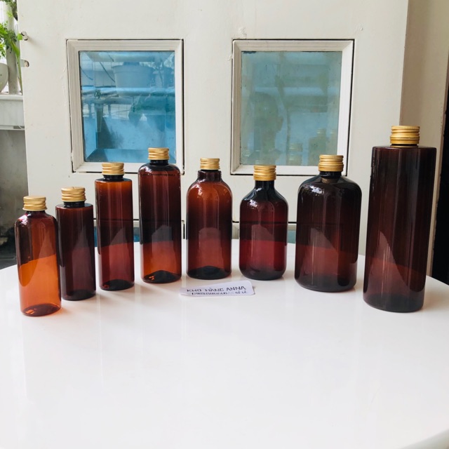 50 chai 500ml nắp nhôm / nắp đen văn màu trong suốt - combo 50 chai pet nhựa trong suốt 500ml nắp nhôm /nắp bật nhỏ giọt