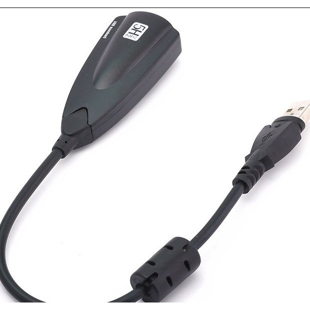 Dây Cáp Chuyển Đổi USB Sound Cao Cấp 5Hv2 7.1  Chia Mic Và Loa Từ Cổng USB