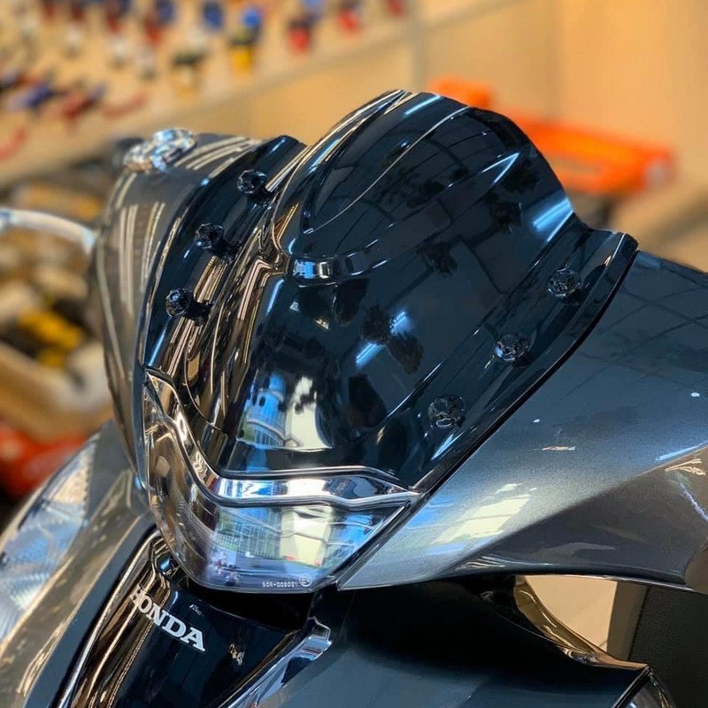 [XẢ KHO] ỐP CHẮN GIÓ, MÃO SỬ DỤNG CHO SH 2020 MÀU ĐEN BÓNG XINH LUNG LINH