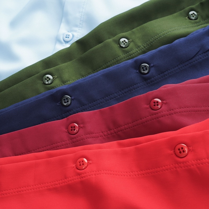 Áo sơ mi nam tay dài nhiều màu size từ nhỏ đến BIGSIZE < 125kg