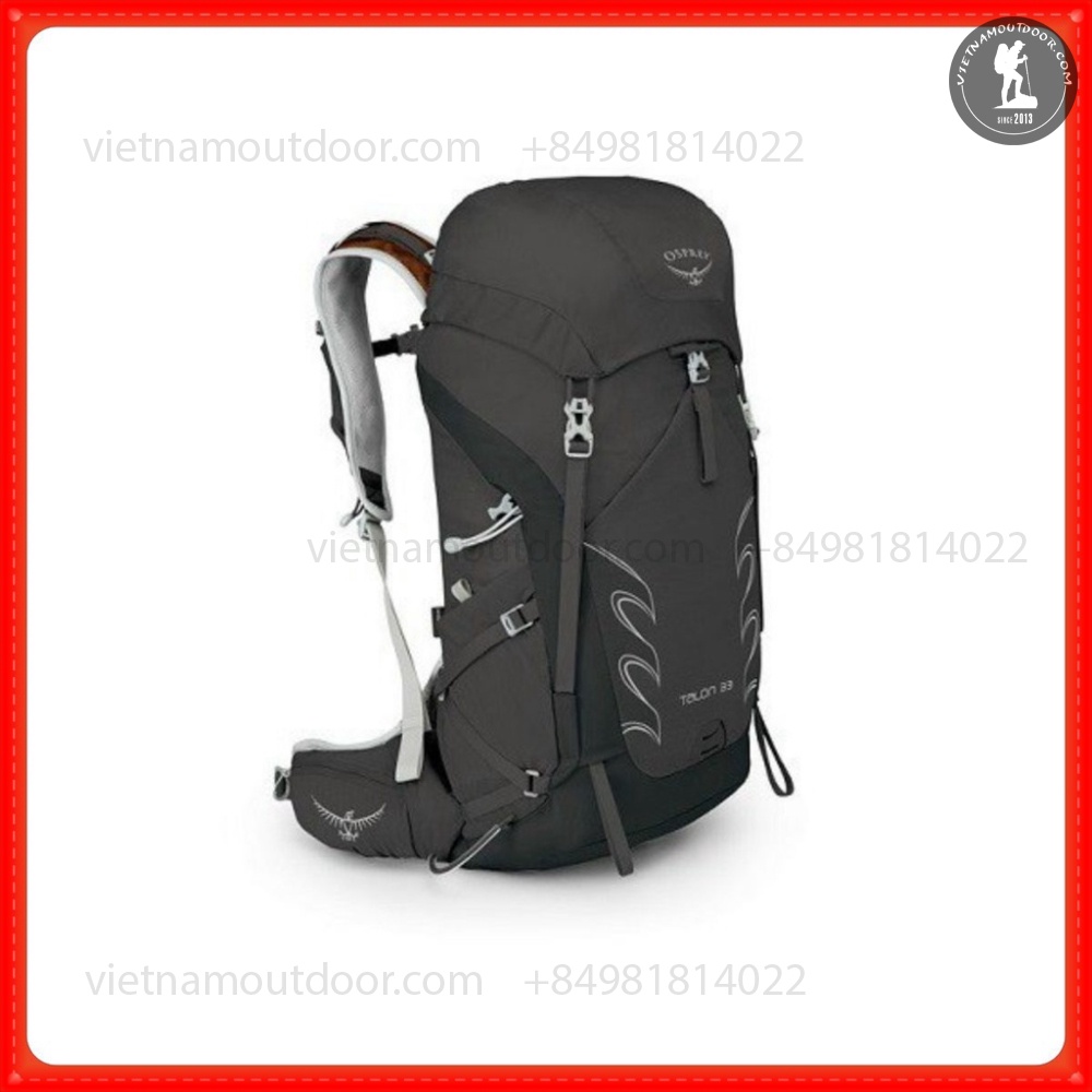 Balo Nam Phượt Leo Núi Cấm Trại Trekking Osprey Talon 33 Ngăn Chứa Lớn Đựng Đồ Dài Ngày Có Trợ Lực