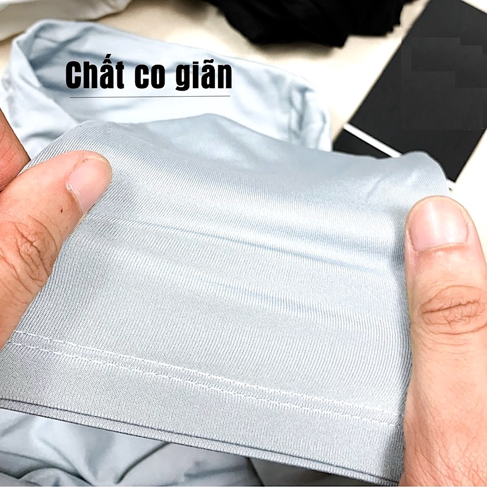 Áo Giữ Nhiệt Nam RENEE Cổ Cao 3CM Lót Nỉ Chất Cotton Cao Cấp Dài Tay Dáng Ôm Body - A20 | BigBuy360 - bigbuy360.vn