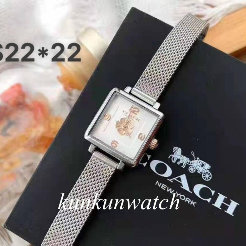 Đồng Hồ Nữ Coach 14503697 Hoa Trà -  Màu Bạc - 22 x 22mm