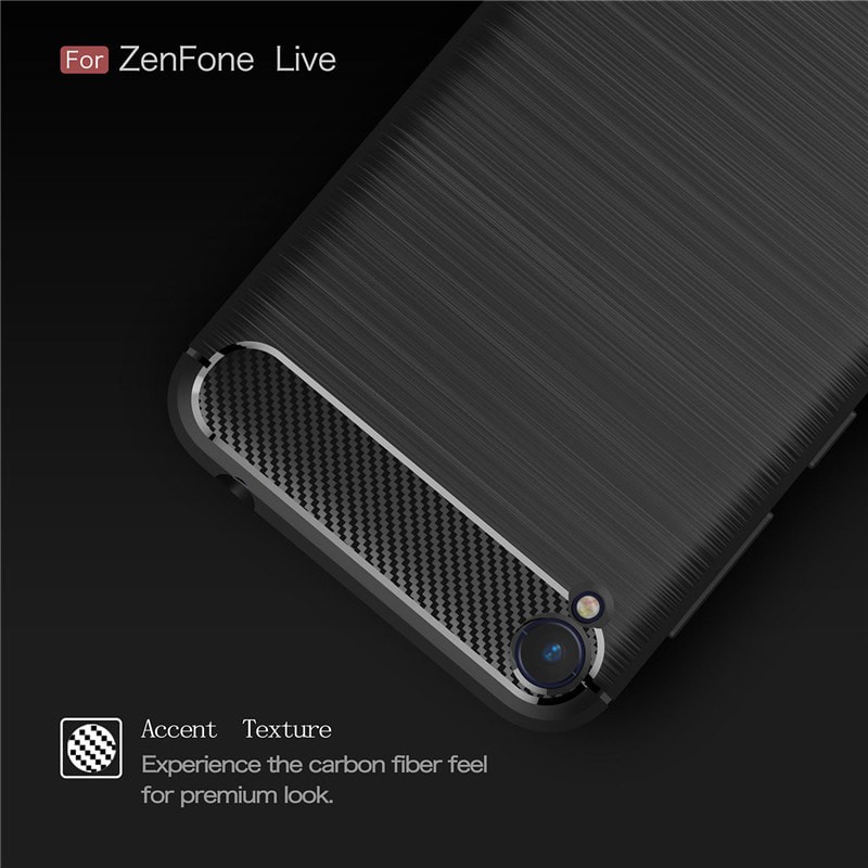 Ốp Lưng Mềm Bảo Vệ Cao Cấp Cho Asus Zenfone Live Zb501kl Đen