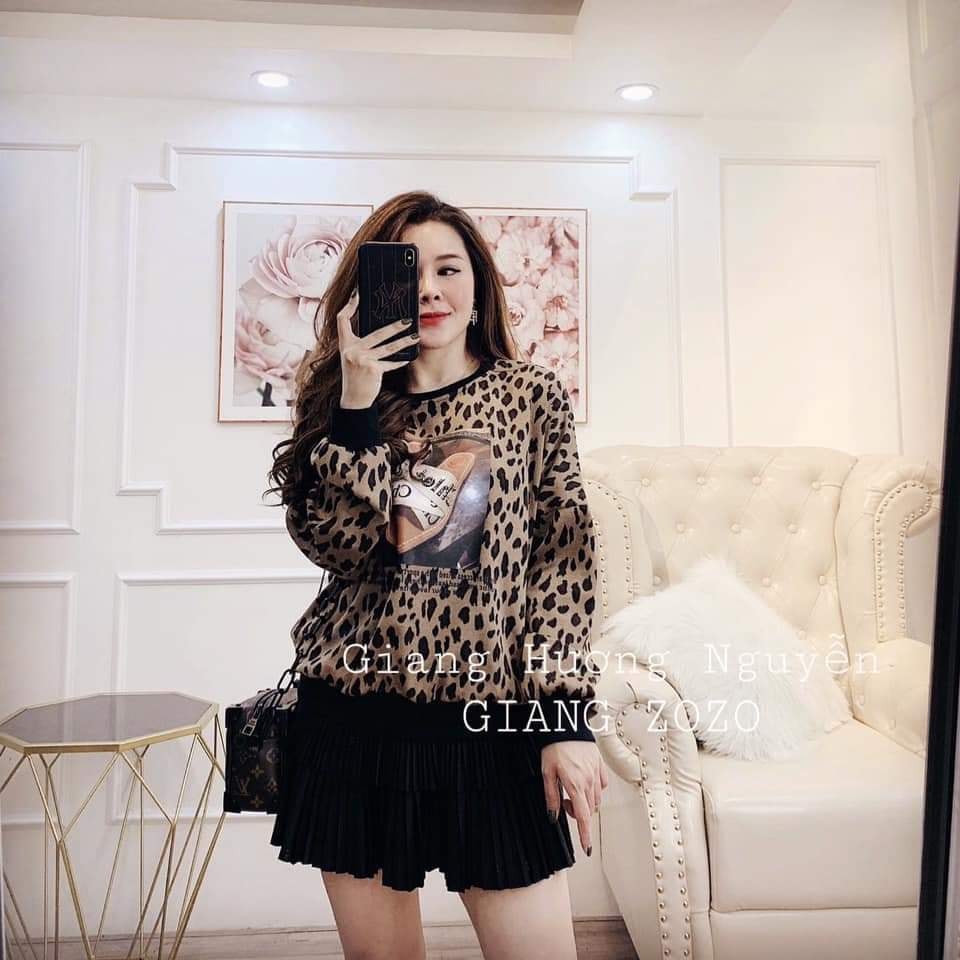 Áo Nỉ Hoa Báo 3D