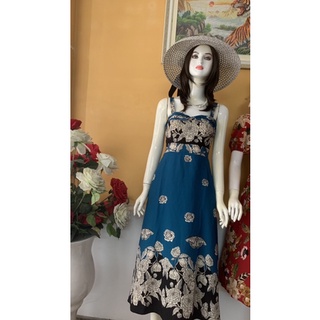 đầm 2 dây bảng