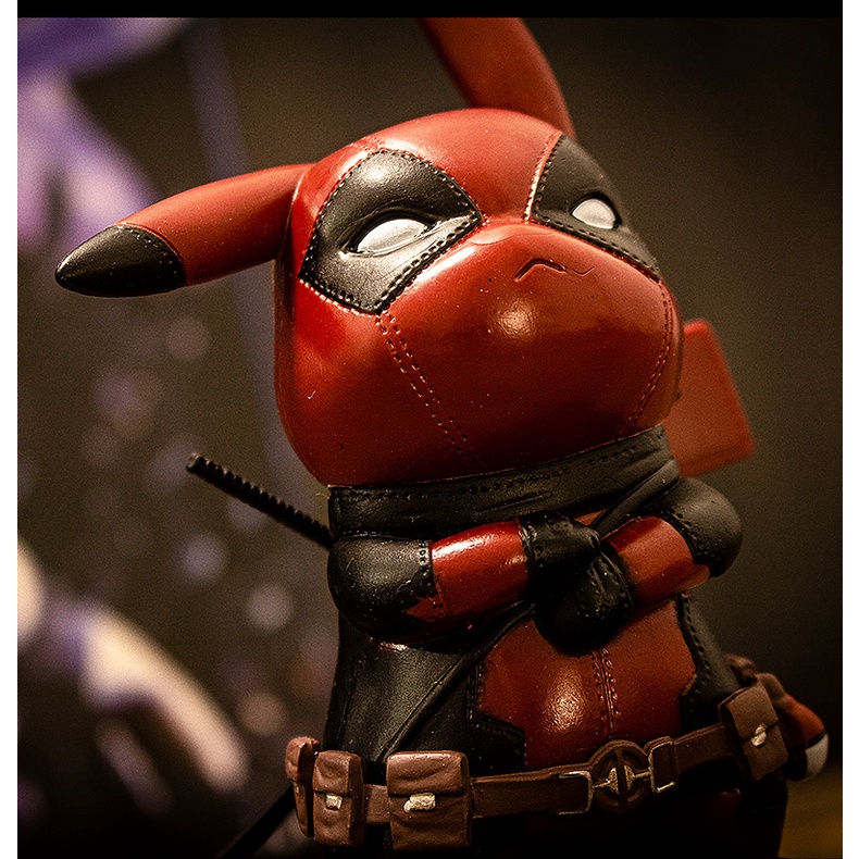Mô Hình Nhân Vật Deadpool Pikachu Trong Phim Avengers