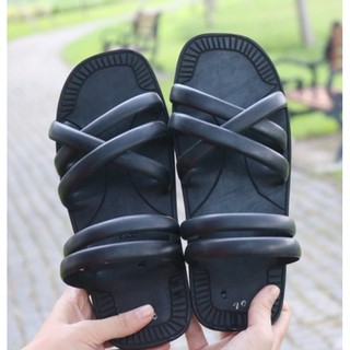 Dép Cao Su Bác Hồ Quai Chéo Hoa Văn Nam