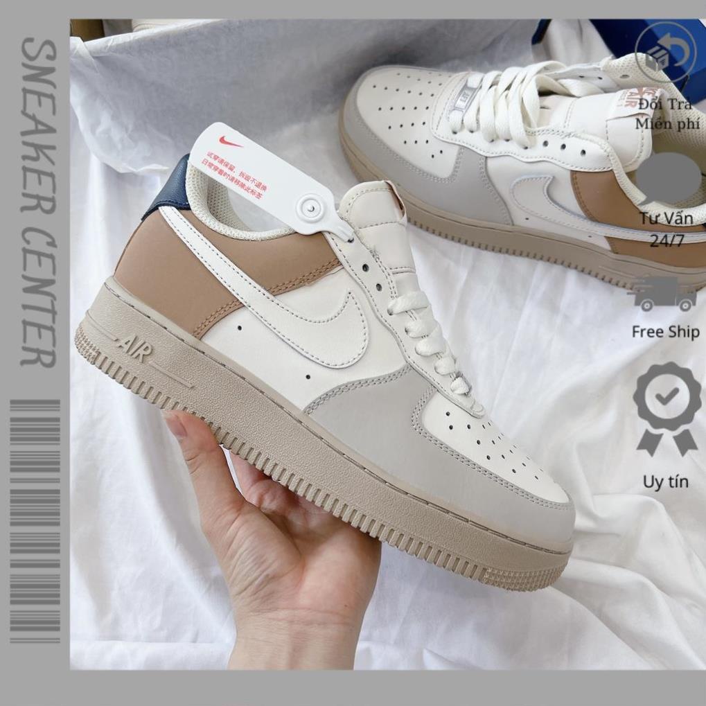 Giày Thể Thao Nam Nữ AF1 For lv8 Milf Cafe Cream Sail, Giày AF1 , Nike Air Force 1 Hàng Đẹp Full Box Bill