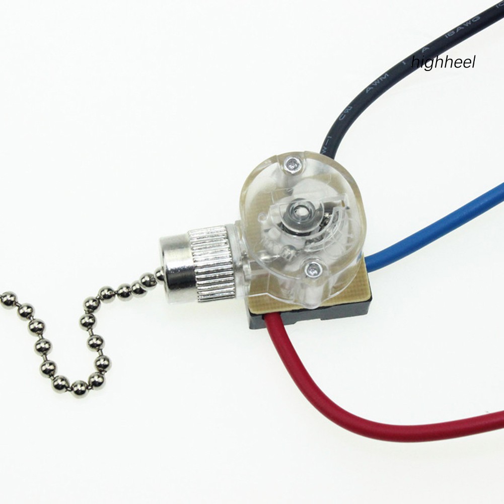 Công Tắc Đèn Treo Trần Nhà Dạng Chuỗi Hạt 3 Dây Thay Thế Tiện Dụng