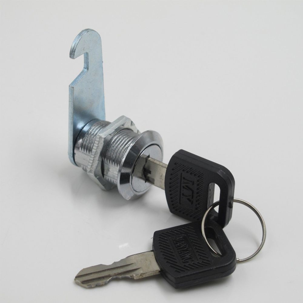 Khóa cam hình trụ có 2 chìa 16mm dành cho tủ quần áo