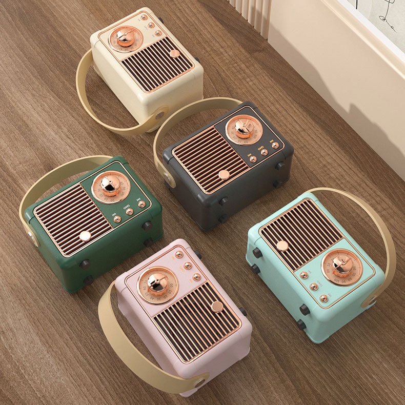 LOA BLUTOOTH ĐÀI CASSETTE CỔ ĐIỂN XINH XẮN CHẤT LƯỢNG CAO