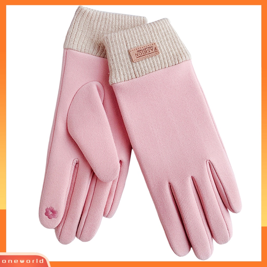 |Bộ Đồ Bơi Một Mảnh Dành Cho Nữ| 1 Đôi Găng Tay Giữ Ấm Mùa Đông Mềm Mại Thêu Họa Tiết Tinh Tế Chống Gió Cho Nữ