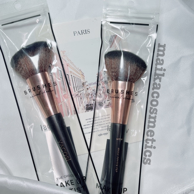 ( Chính Hãng ) Cọ Khối &amp; Má Hồng Vacosi Angle Powder Pro Brush M09