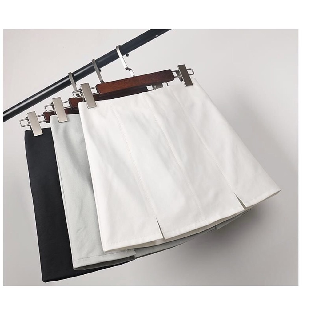 Chân váy ngắn chữ A TienkhiShop màu trơn QC CVNAZE