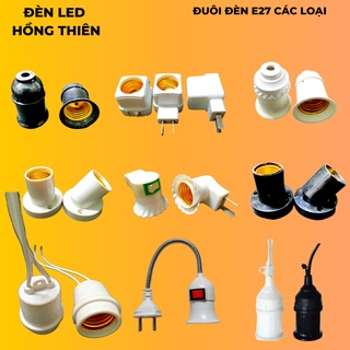 ĐUÔI ĐÈN XOÁY TREO LÒ XO E27 CÁC LOẠI