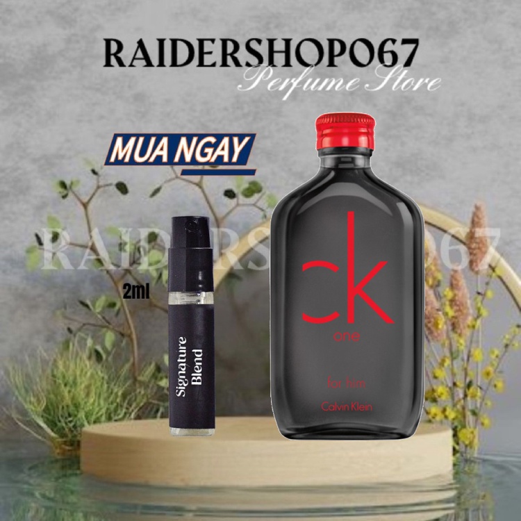 Nước hoa CK One RED EDITION for Him EDT Test 10ml/20ml ®️