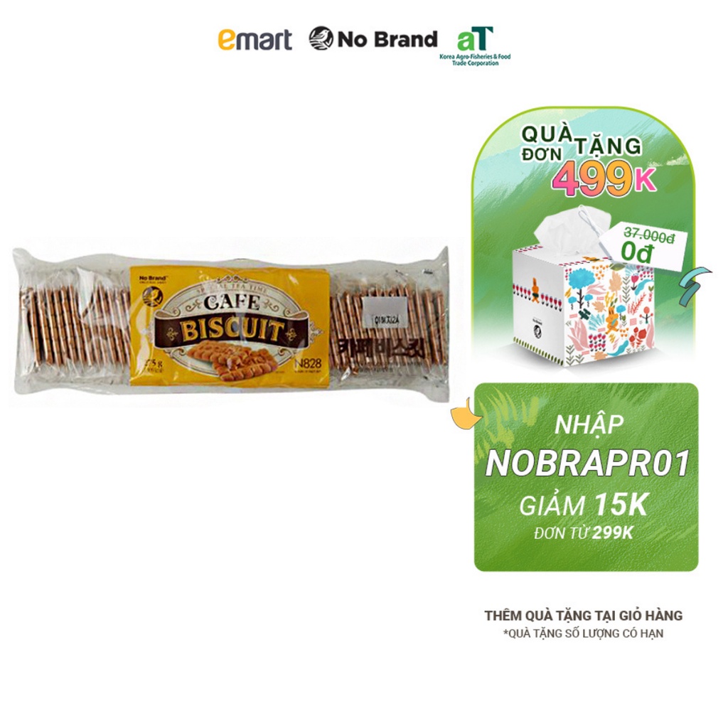 Bánh Quy Dùng Kèm Cà Phê No Brand Gói 275g - Emart VN