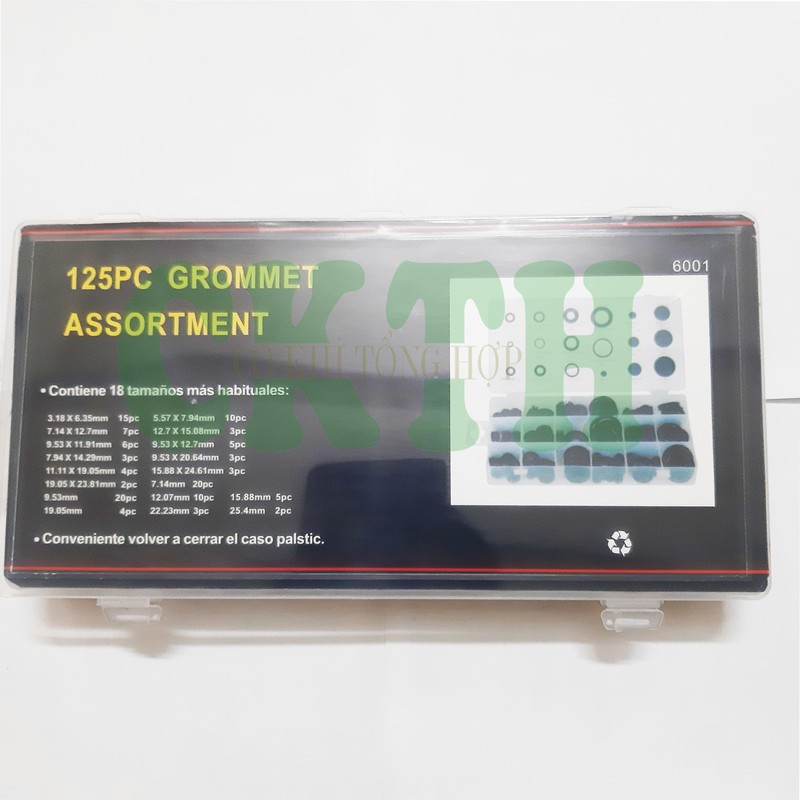Gioăng Cao su, Vòng Đệm Cao Su, Bộ Vòng Đệm Cao Su 125 PC