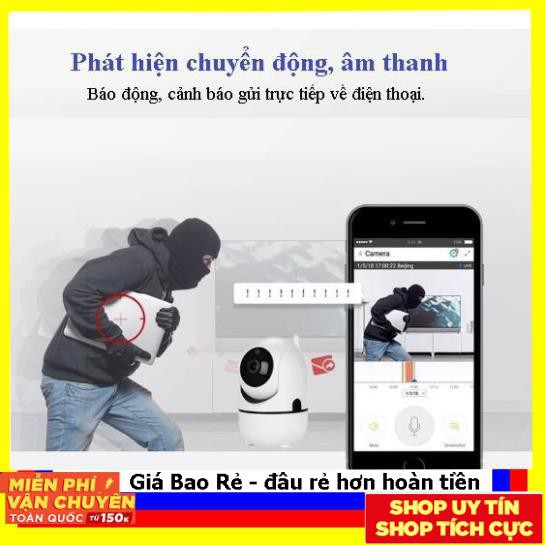 Camera Nichietsu Wifi NL69 xoay 360_1080P/ Thẻ nhớ 32G chính hãng