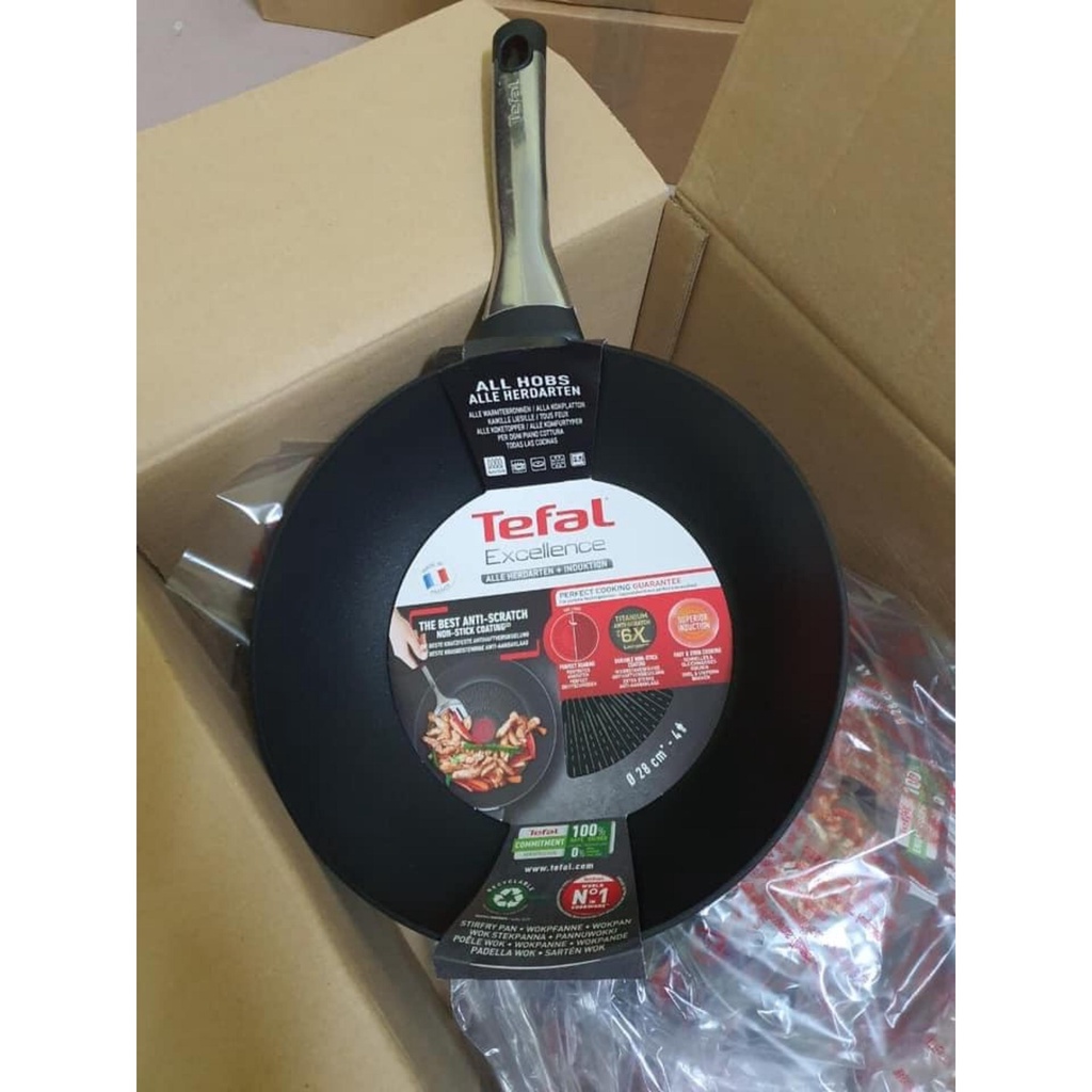 Chảo rán Tefal Excellence 20/24/28cm chống dính [nhập Đức chính hãng]