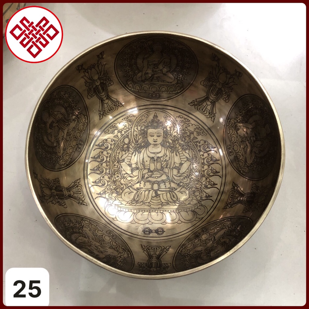 Chuông Xoay Tây Tạng [Kim Cương Hỷ Lạc]  Thủ Công Nepal