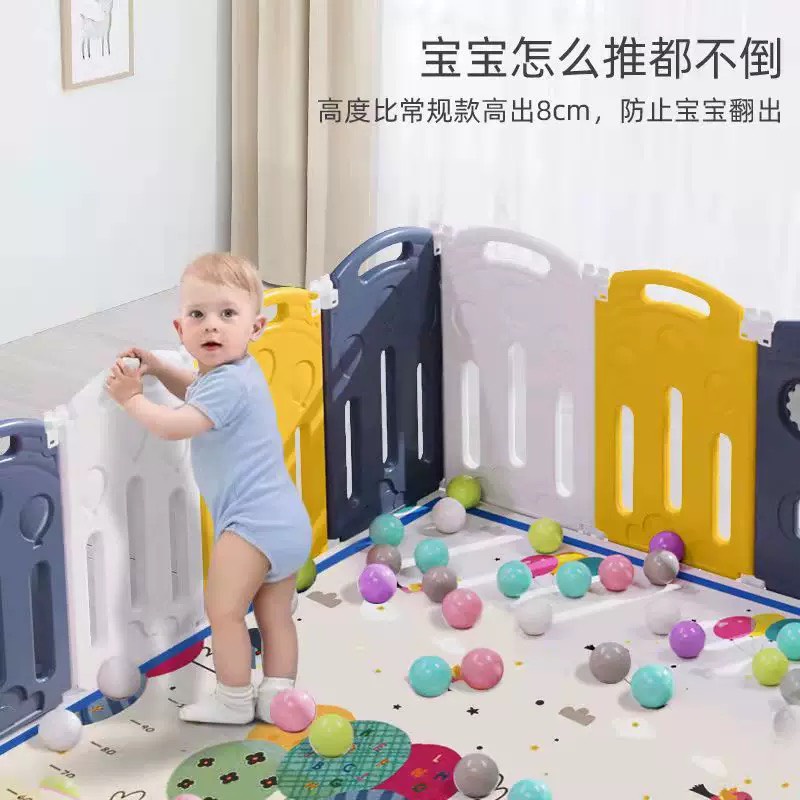 Quây cũi, hàng rào Gấp Gọn MOMMYKIDS MIINH CHAU Nhà Bóng cho bé MẪU KINH KHÍ CẦU TẶNG 100 BÓNG+THẢM VÀ GIỎ ĐỰNG BÓNG