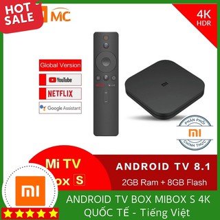 [ BH 12 Tháng ] MIBOX S 4K QUỐC TẾ 2018 - Full Tiếng Việt