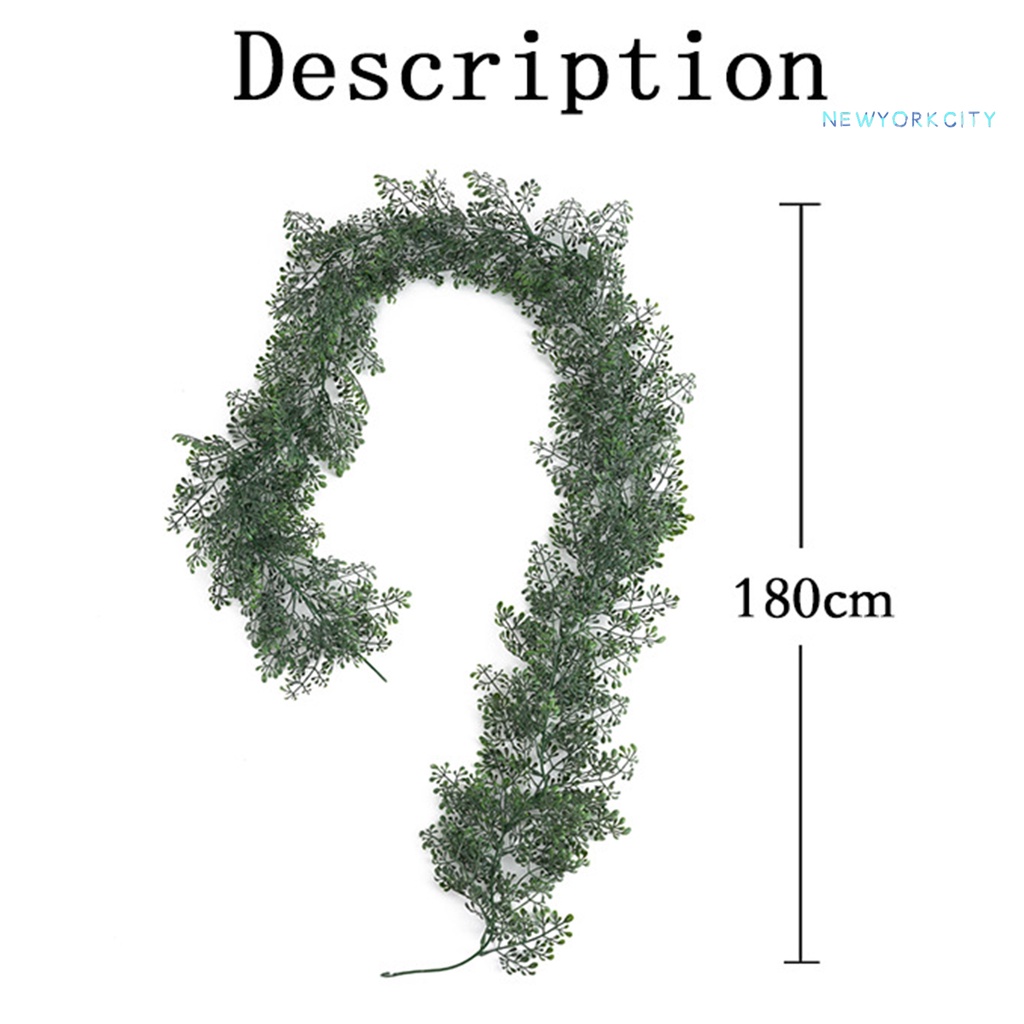 Dây Leo Lá Xanh Nhân Tạo Bằng Nhựa Treo Tường Trang Trí Nhà