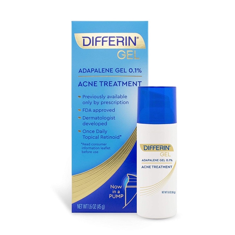 [BILL US] Gel dưỡng Differin Adapalene Gel 0.1% Acne Treatment bản Mỹ