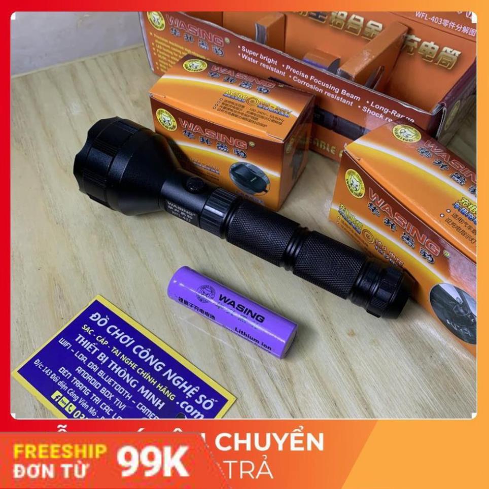 [Giảm 50%]  Đèn pin wasing WFL 403 Hàng Chính Hãng nguyên tem