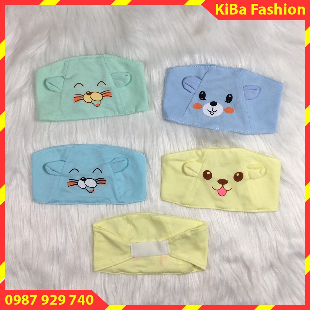 10 chiếc Che thóp sơ sinh cotton cho bé, thóp sơ sinh ( loại chun ) - TSS - TK0650 - mũ/ nón che thóp cho bé sơ sinh