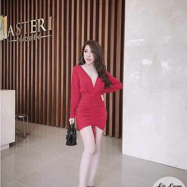 Váy body rút dây