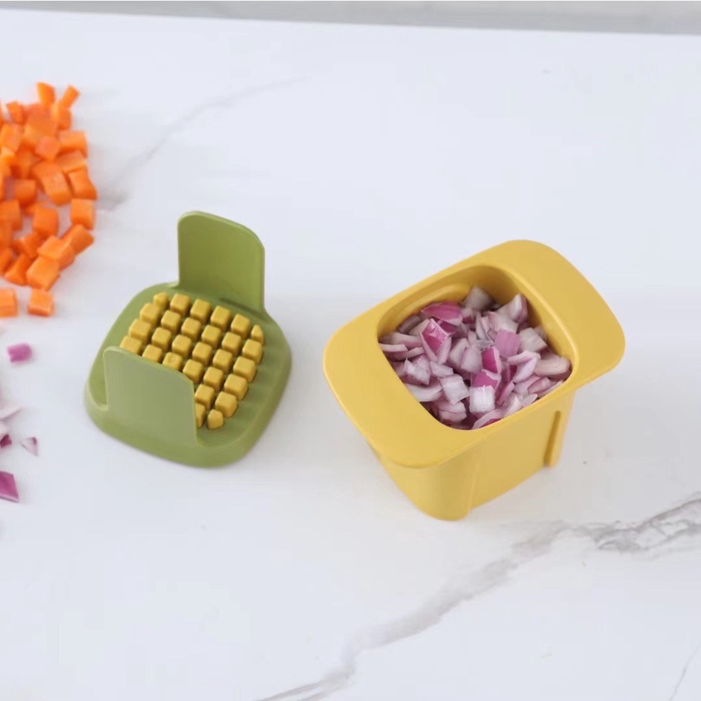 Dụng Cụ Cắt Rau Củ Quả Dạng Nén Bằng Tay Đa Năng Phong Cách Mới