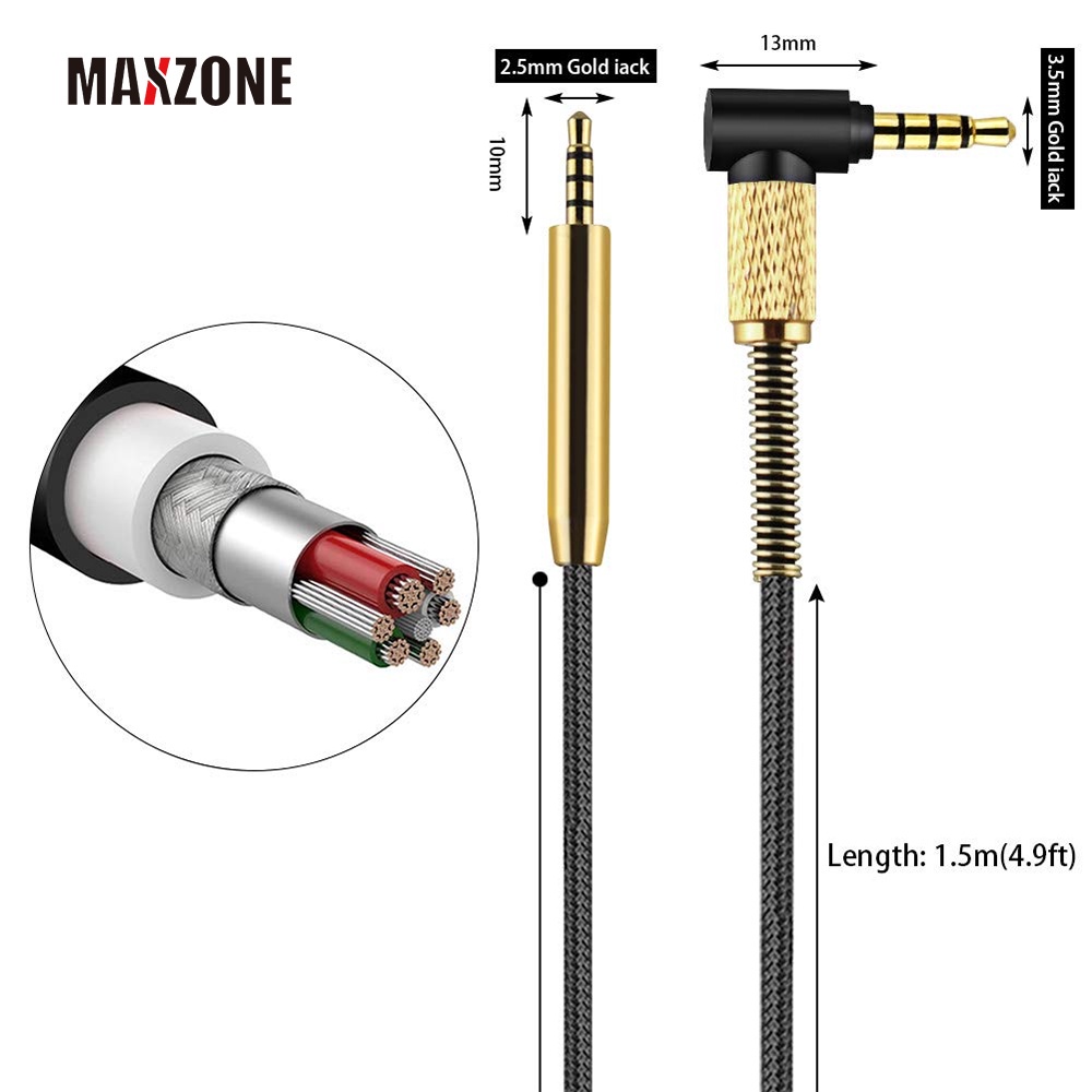 Dây cáp nối dài cho tai nghe Sennheiser PXC550 PXC550-2 PXC480 MB660 PXC 550-II 480 MB 660 UC MC