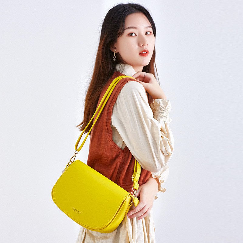 [Mã WABRBAGS giảm 20K đơn 99K] Túi đeo chéo nữ nhiều ngăn đi chơi mini FOREVER YOUNG da mềm cá tính giá rẻ LUVADO TX495