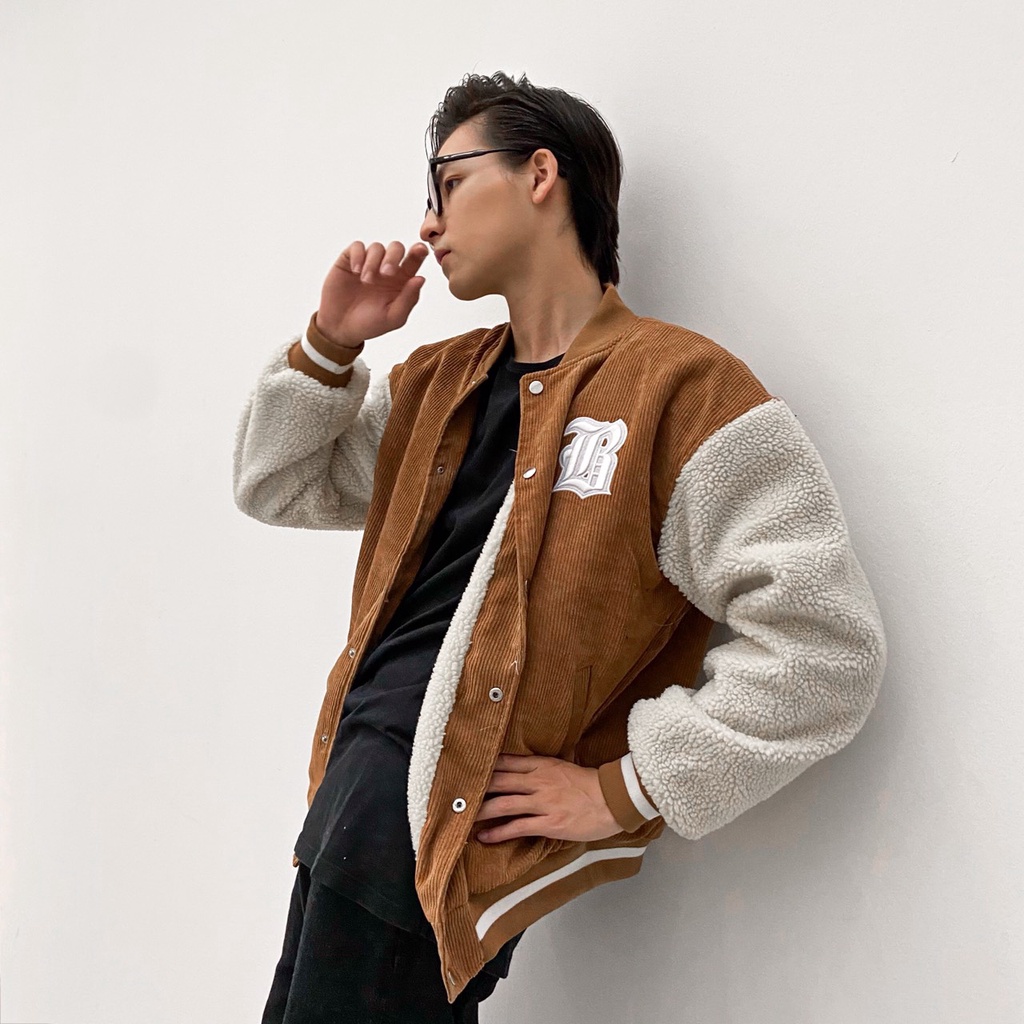 Áo khoác bomber varsity jacket The Bad God Spike