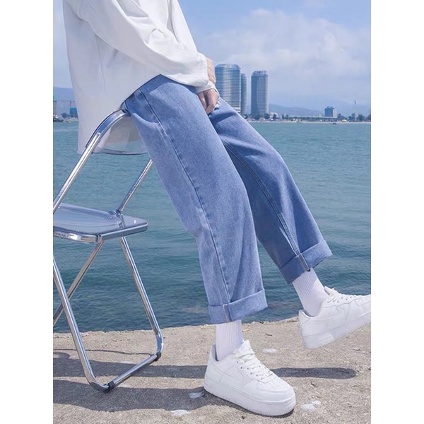 [HOT TREND 2022] Quần Baggy  Dhclothes Jean nam - Quần bò form rộng dáng suông - giá tốt nhất thị trường-Q4