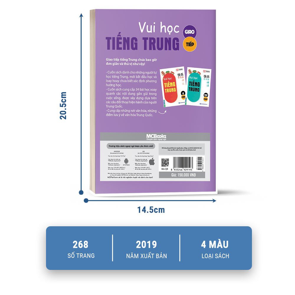 Sách - Vui Học Tiếng Trung - Giao Tiếp - MCBooks