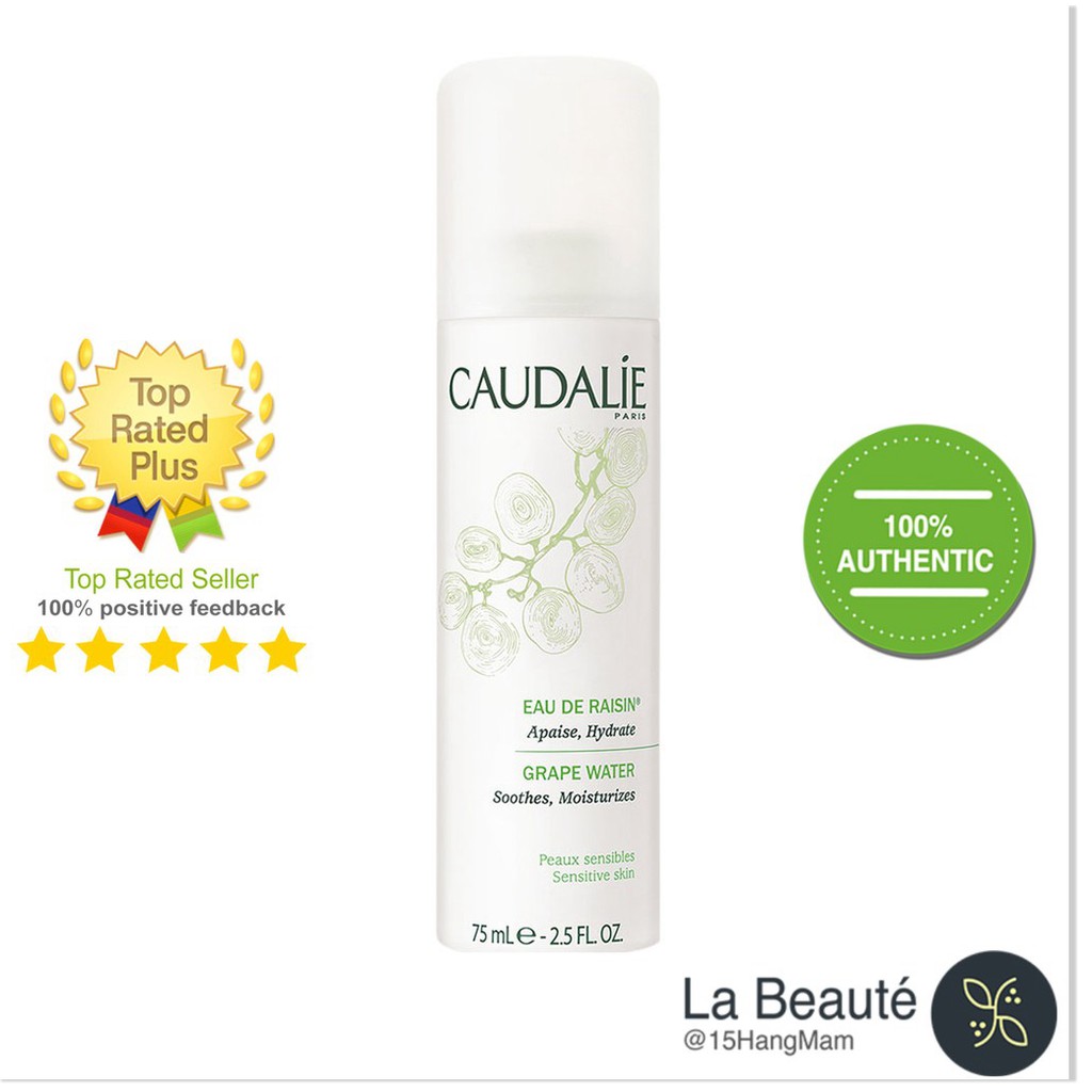 [Mã giảm giá] Caudalie Grape Water - Xịt Khoáng Cấp Nước, Dưỡng Ẩm [75ml/200ml]