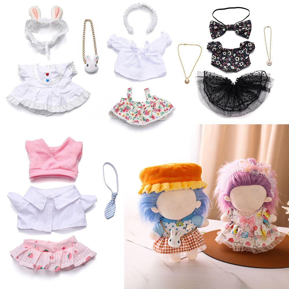 Búp Bê Đồ Chơi Bằng Vải Jean Nhồi Bông Mới Dành Cho Búp Bê 20cm