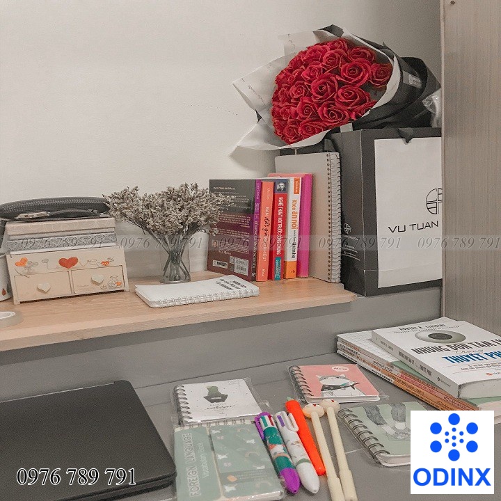 10m Giấy dán tường MÀU TRƠN nhiều mẫu - khổ rộng 45cm Có Keo Sẵn ODINX