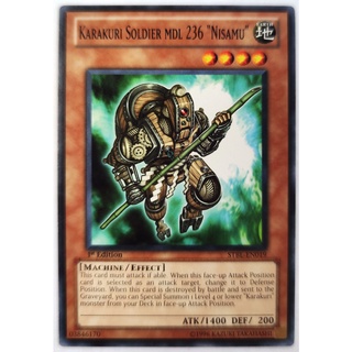 [Thẻ Yugioh] Karakuri Soldier mdl 236 "Nisamu" |EN| Common