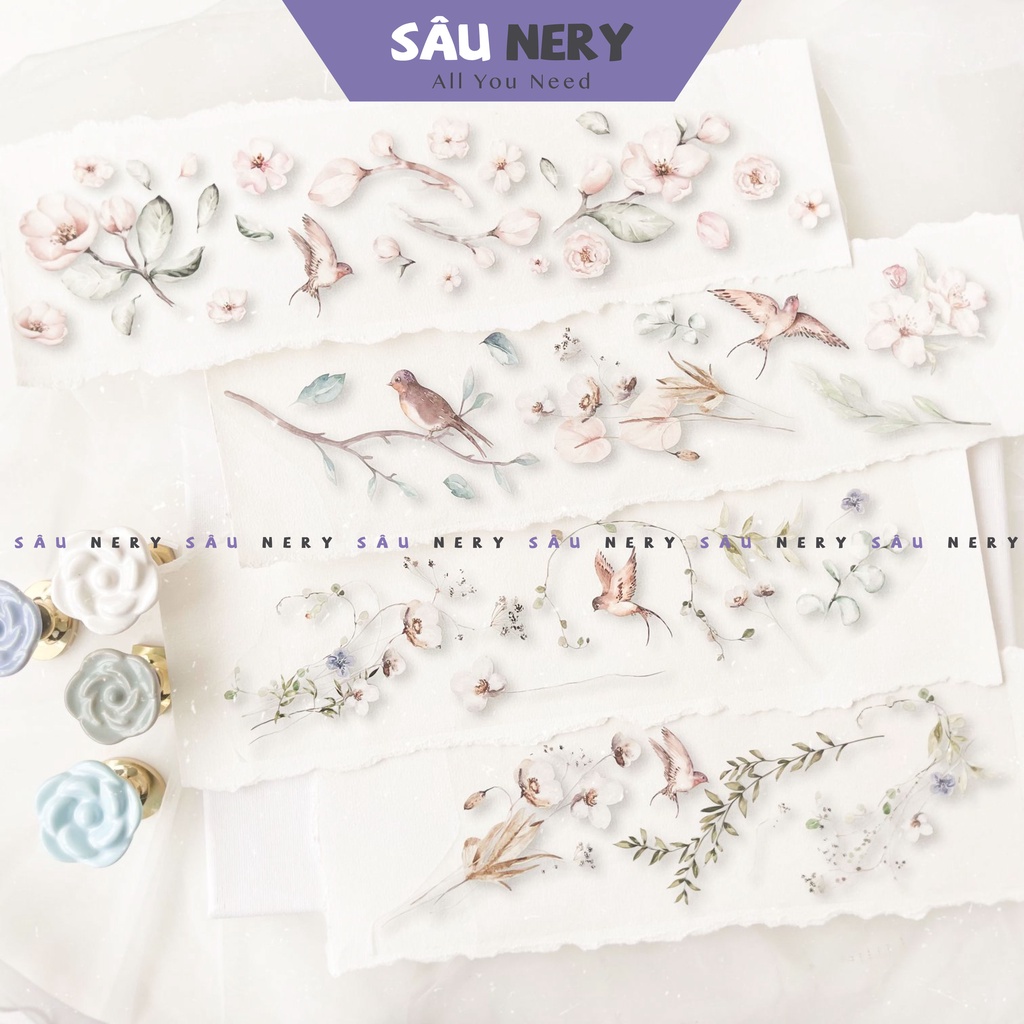 Sâu Nery - Be your better self PET & Paper tape by Journal Pages (Chiết chu kỳ)