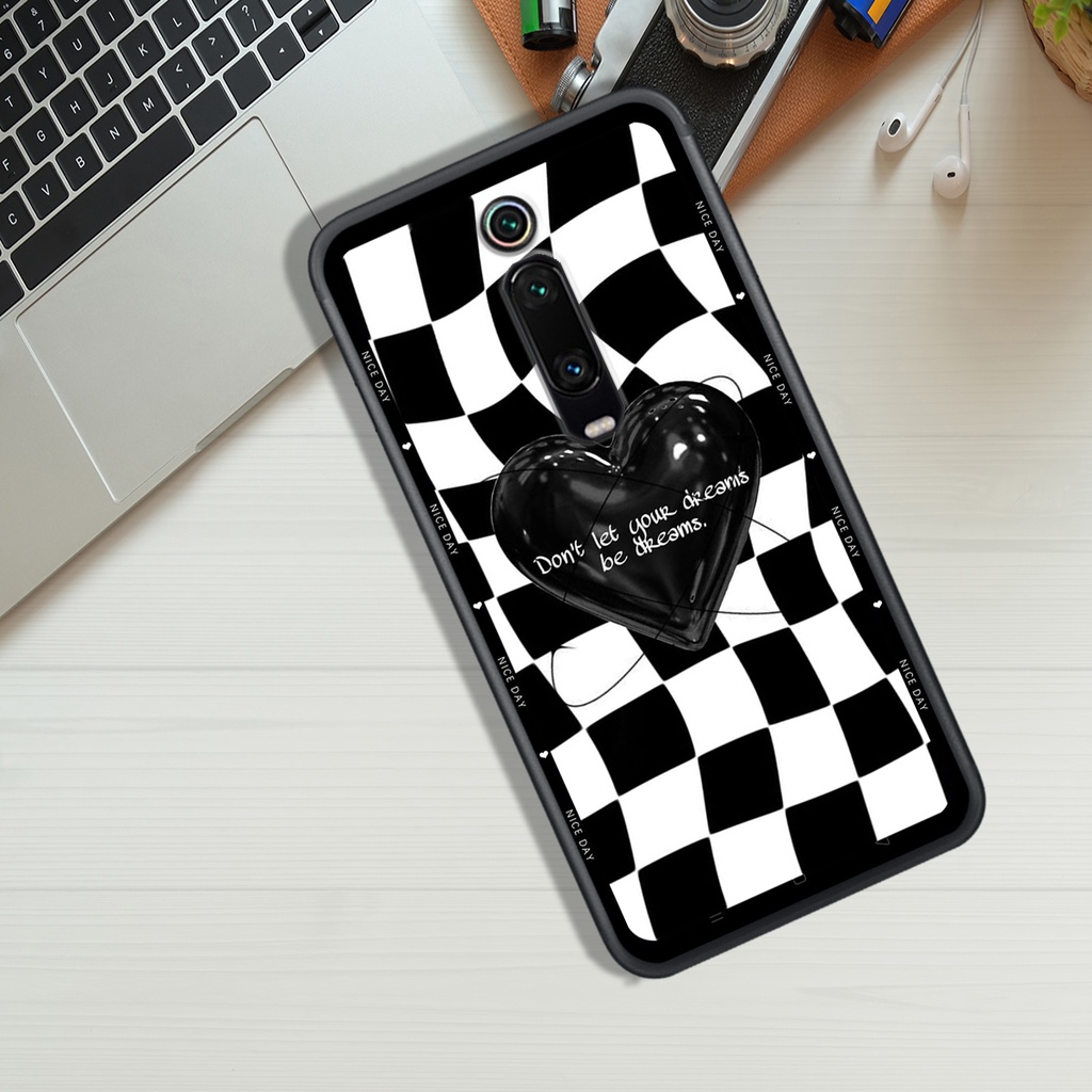 Ốp Lưng XIAOMI REDMI K20 - K30 - REDMI NOTE 4 - NOTE 4X, In Hình &quot;Black Heart&quot; Phong Cách Đẹp.