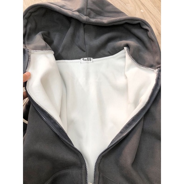 Áo Hoodie Kéo Khóa Lót Nhung, Lông Unissex Thêu Logo OPENING, Hoodie Form rộng | BigBuy360 - bigbuy360.vn