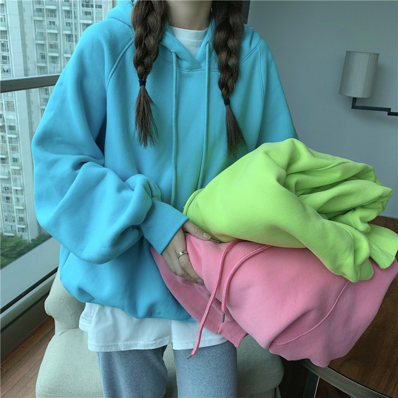 [Áo hoodie nữ form rộng] áo nỉ hoodie nữ unisex thời trang ulzzang có mũ unisex hàn quốc học sinh sinh viên