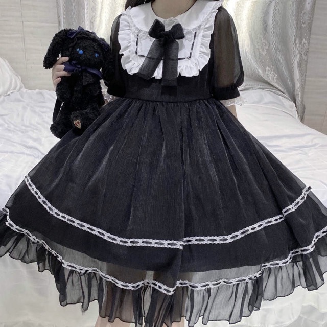 Váy/Đầm Lolita Princess OP Dáng Xoè - Kèm Ảnh Thật, váy đầm công chúa,dự tiệc, tiểu thư, nàng thơ, sang chảnh