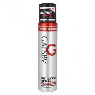 Gôm xịt tóc nam GATSBY SUPER HARD 250ml